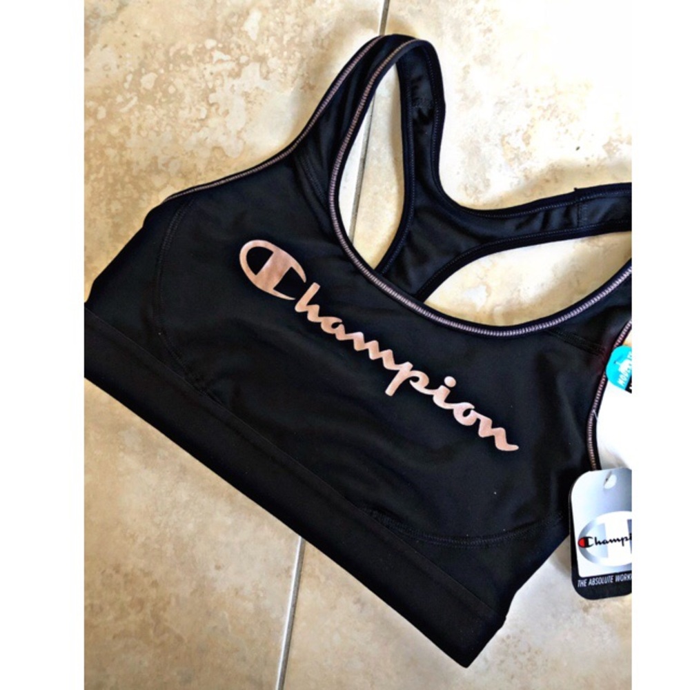 Sports Bra Champion Gold Letters